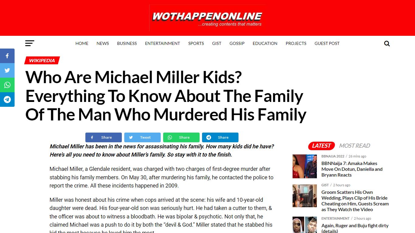 Who Are Michael Miller Kids? Everything To Know About The ... - Wothappen